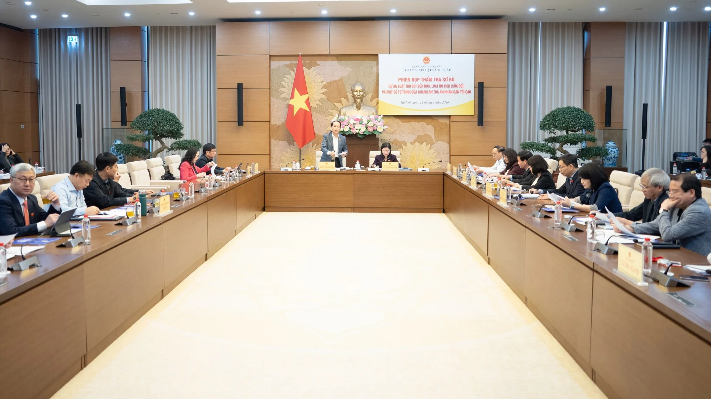 Thẩm tra dự án Luật Thủ đô (sửa đổi)