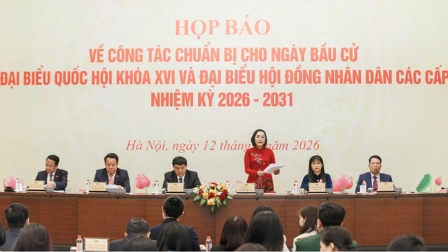 Họp báo cuộc bầu cử: Sẵn sàng cho ngày hội lớn của toàn dân