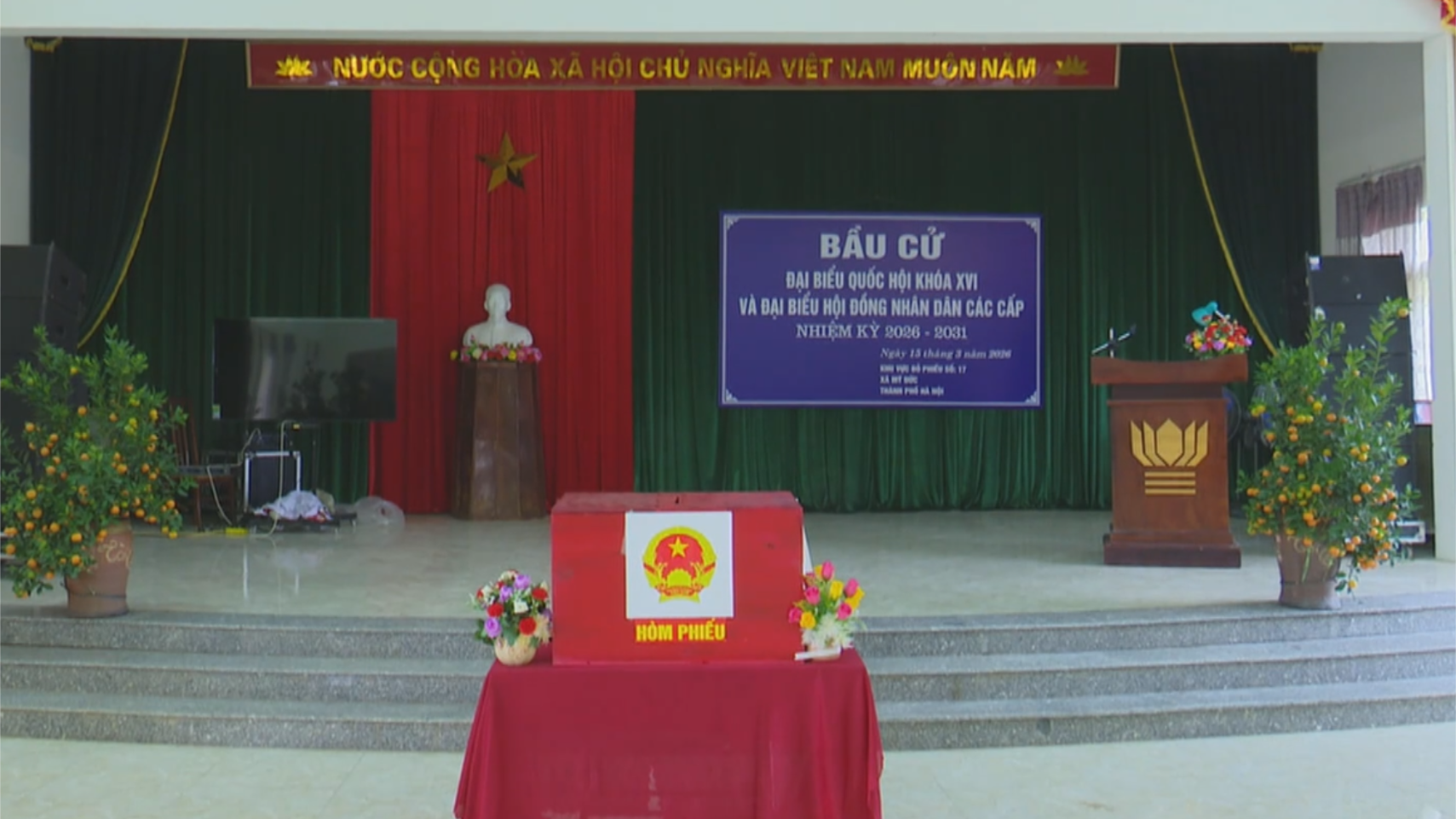 Xã Mỹ Đức sẵn sàng cho ngày bầu cử 