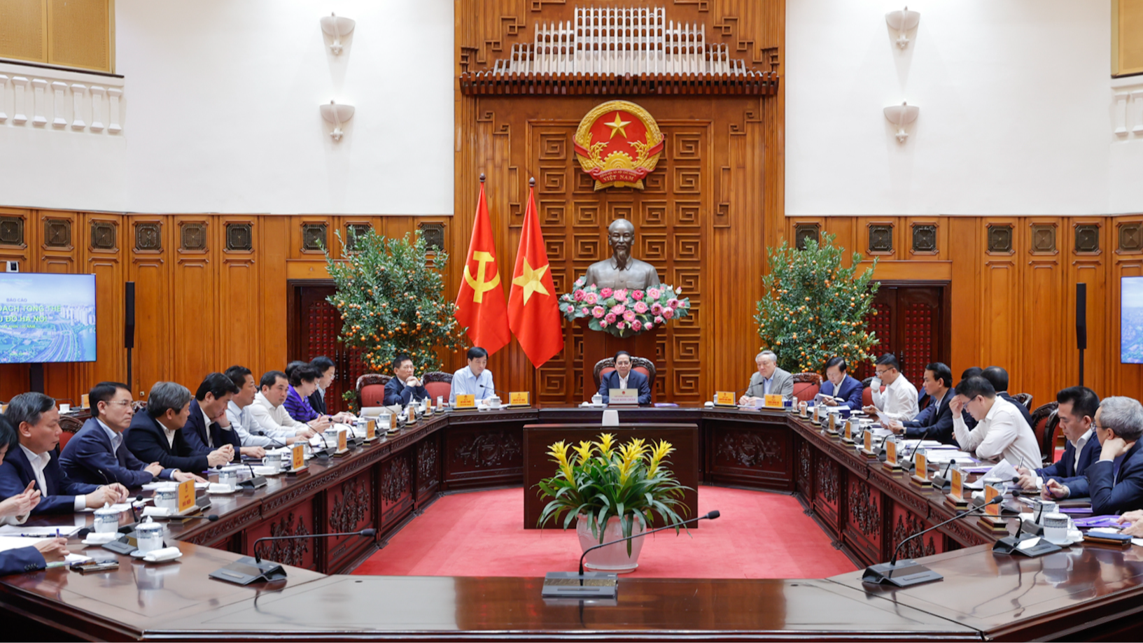 Thường trực Chính phủ làm việc với Hà Nội về Quy hoạch tầm nhìn 100 năm