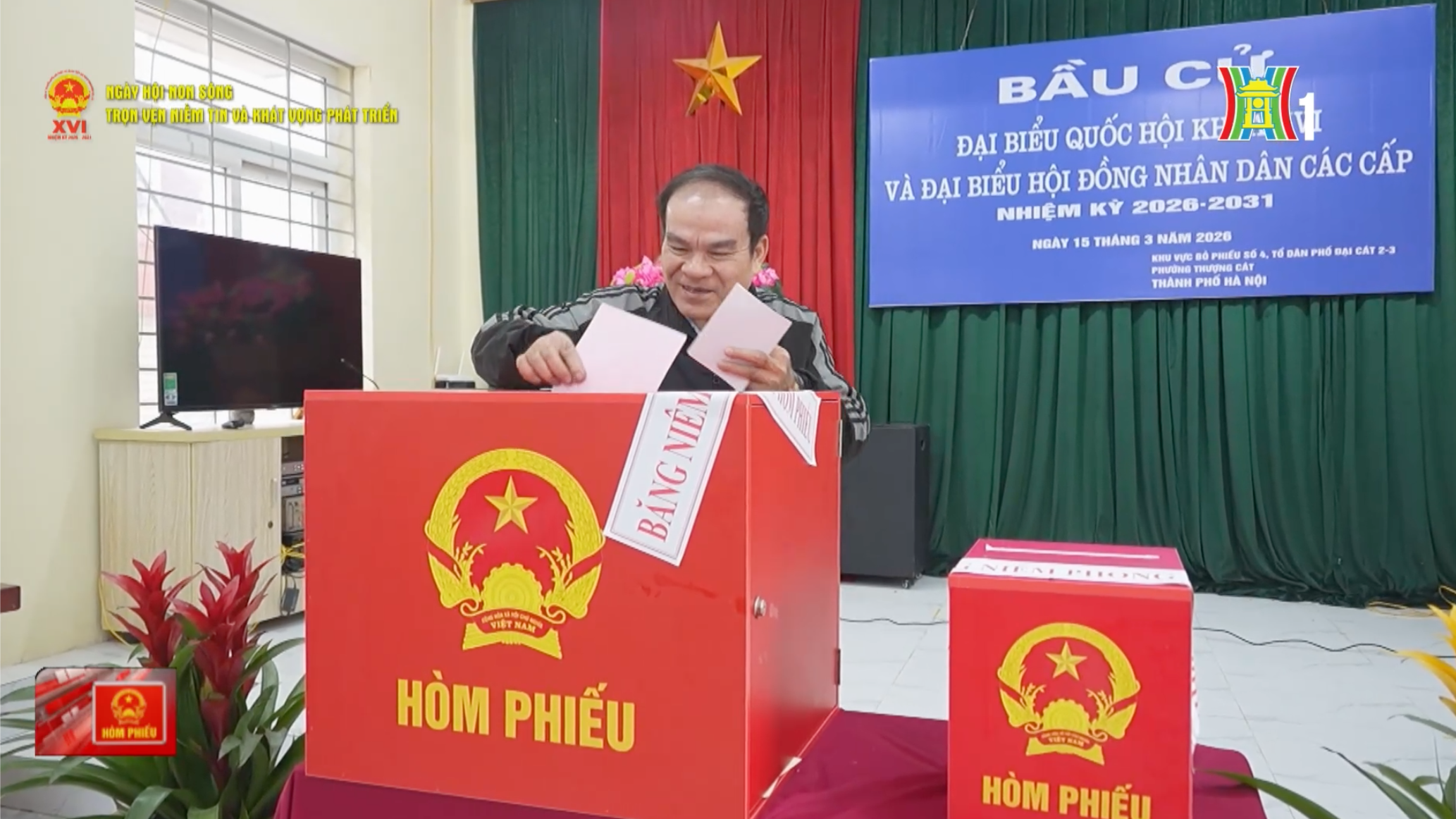 Mỗi lá phiếu gửi trọn niềm tin của cử tri phường Thượng Cát