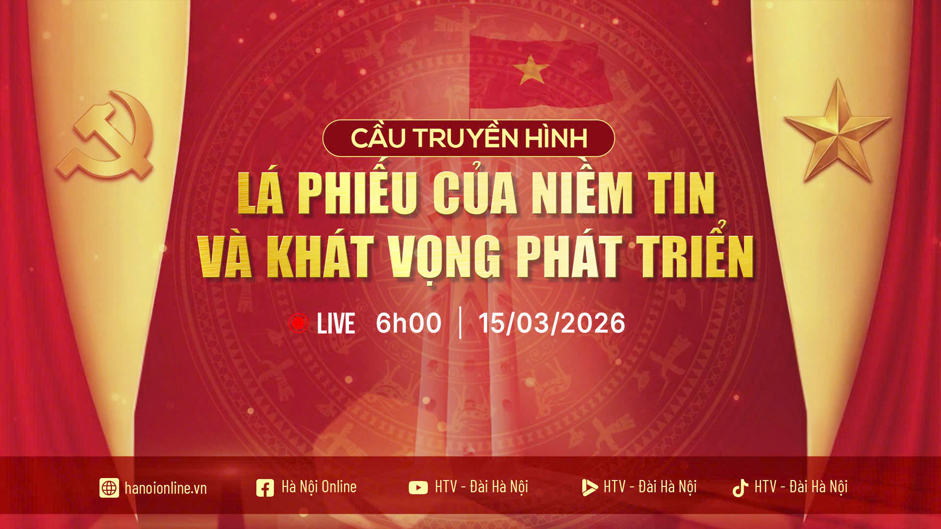 Cầu truyền hình: Lá phiếu của niềm tin và khát vọng phát triển