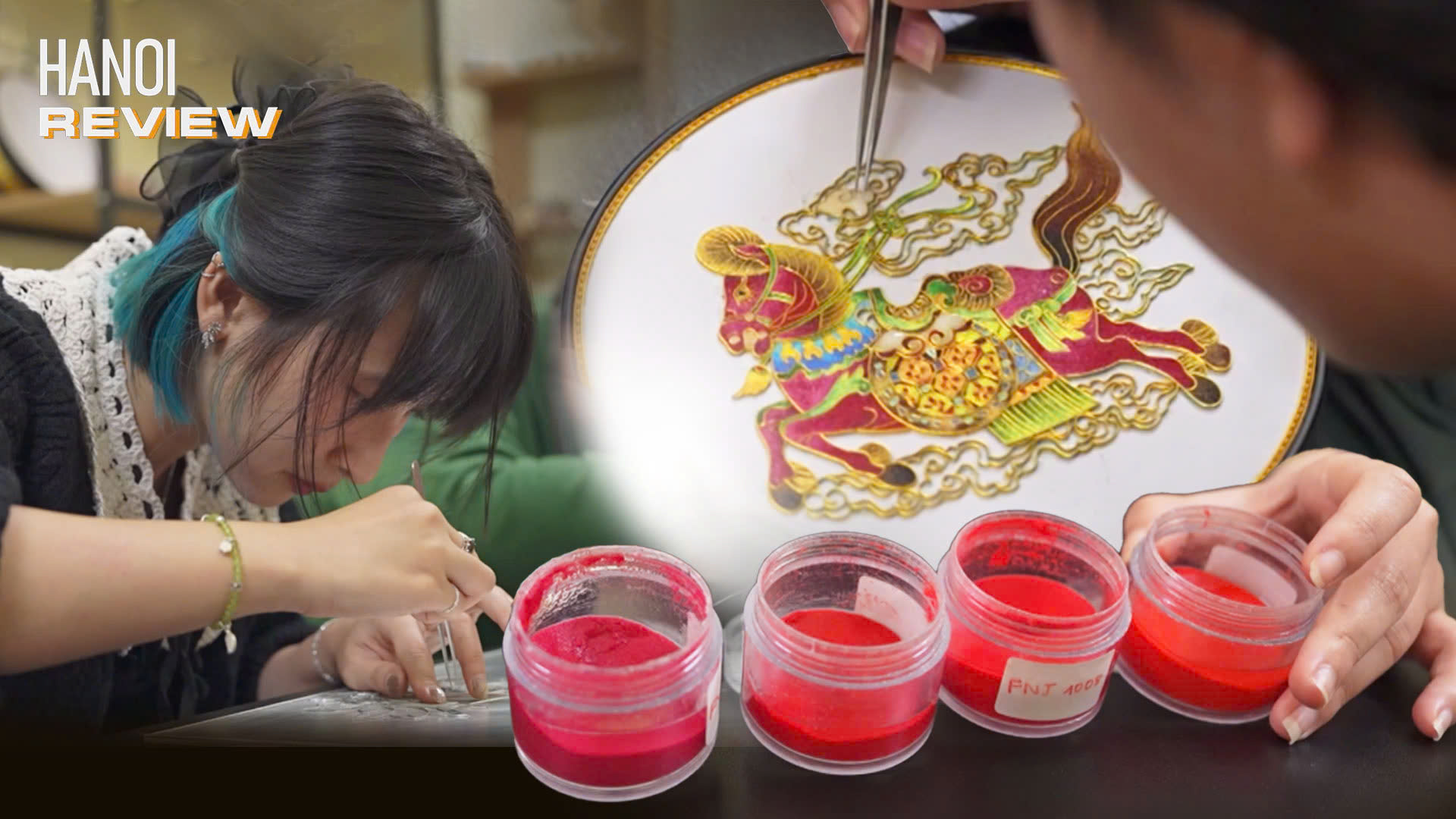 Trải nghiệm kỹ nghệ Họa kim sa | HANOI Review | 12/03/2026