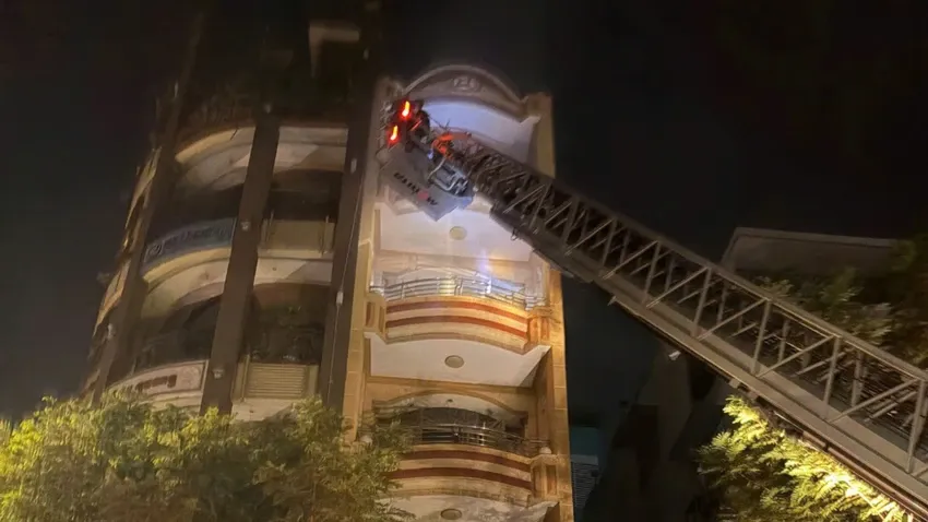 TP.HCM: Cháy nhà trên đường Yersin, 5 người được cứu kịp thời