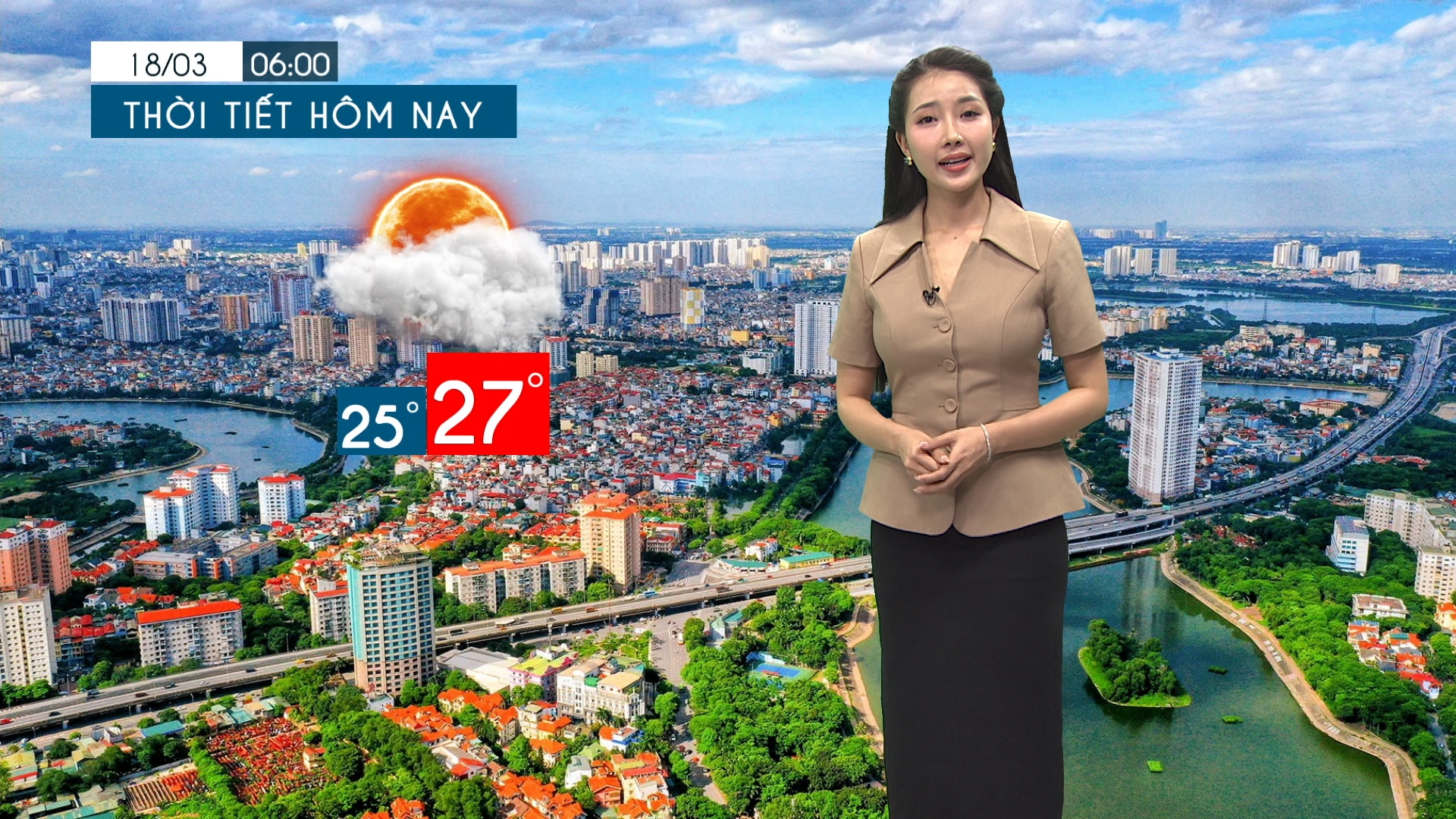 Dự báo thời tiết tối | 18/03/2026