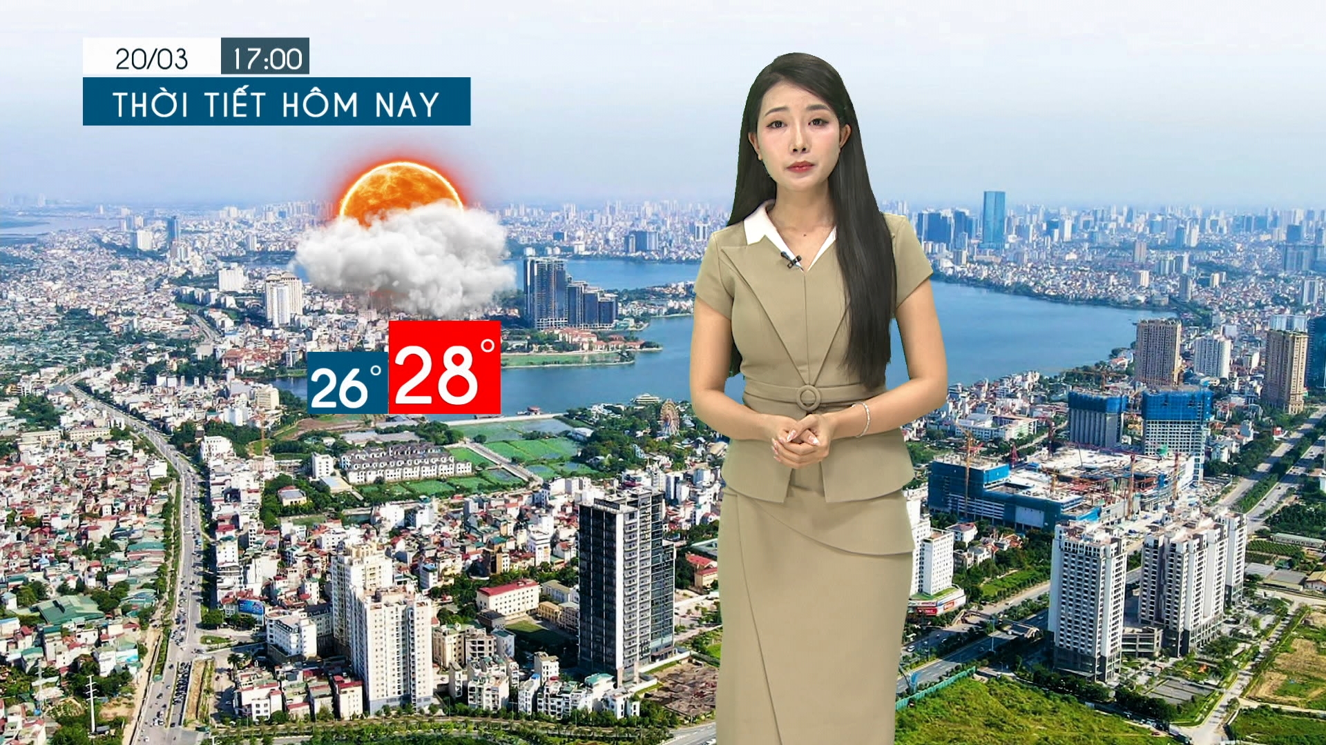 Dự báo thời tiết tối | 20/03/2026