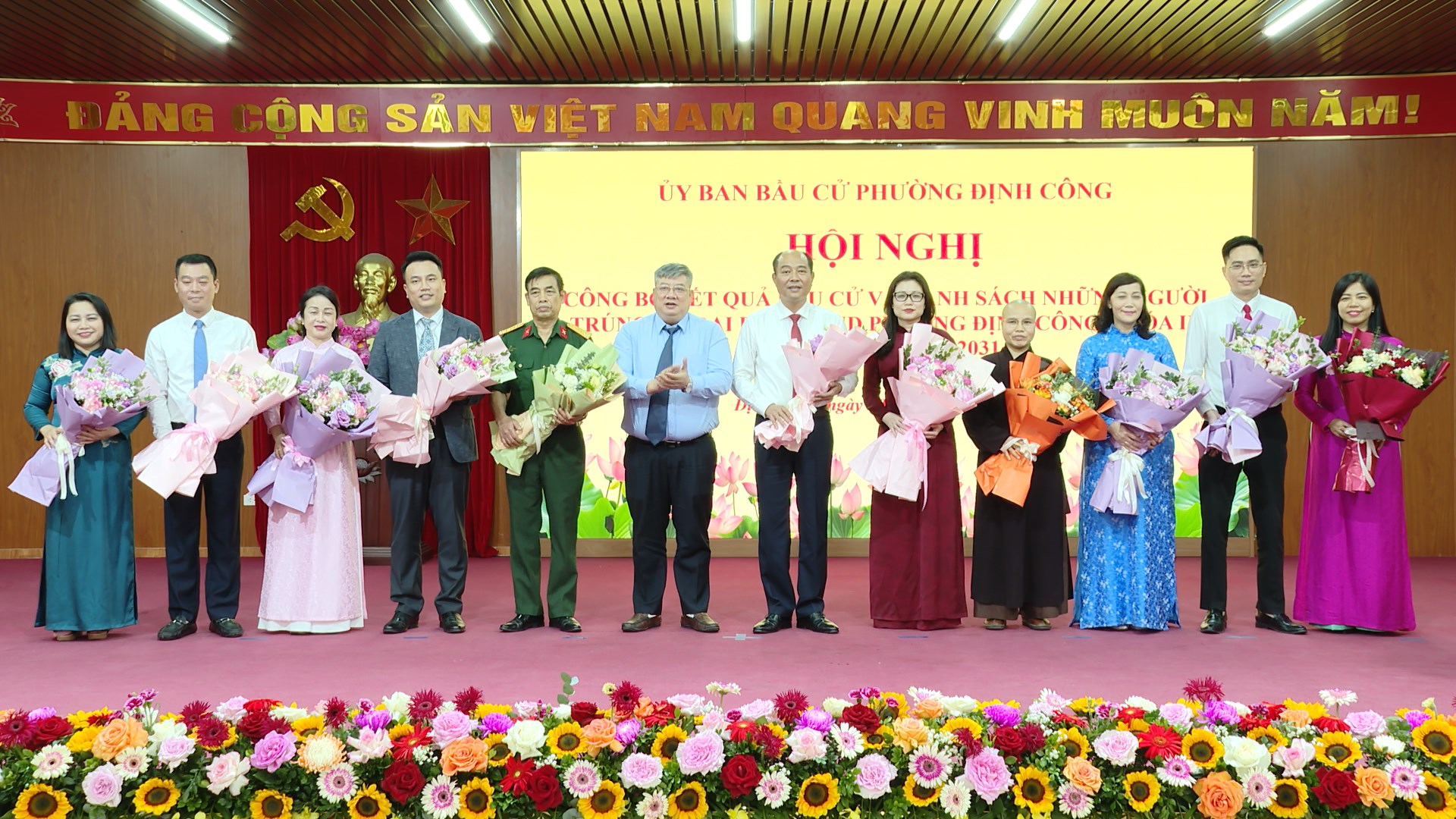 24 đại biểu trúng cử HĐND phường Định Công