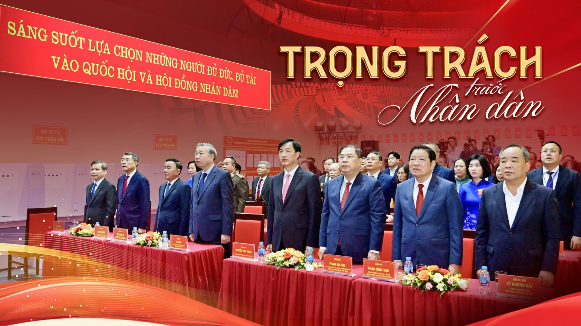 Trọng trách trước Nhân dân