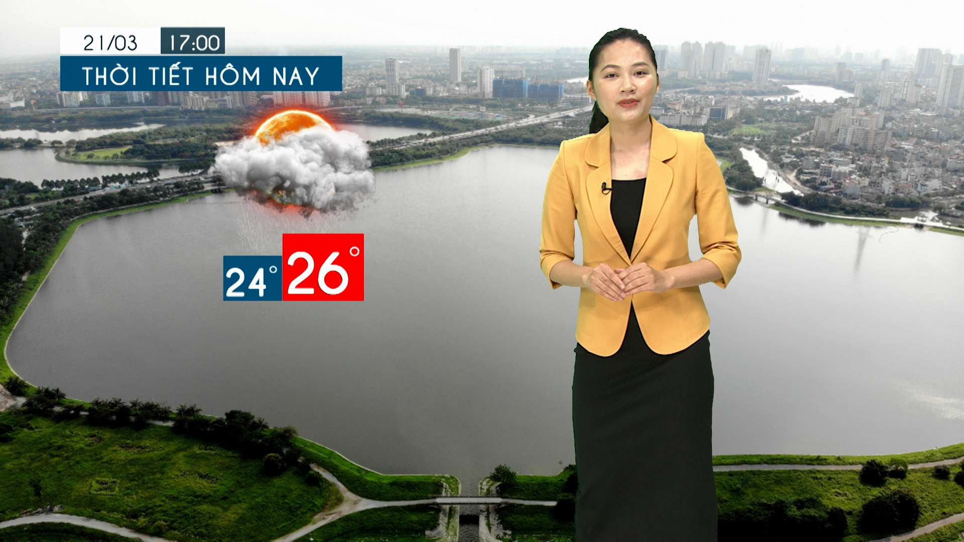 Dự báo thời tiết tối | 21/03/2026