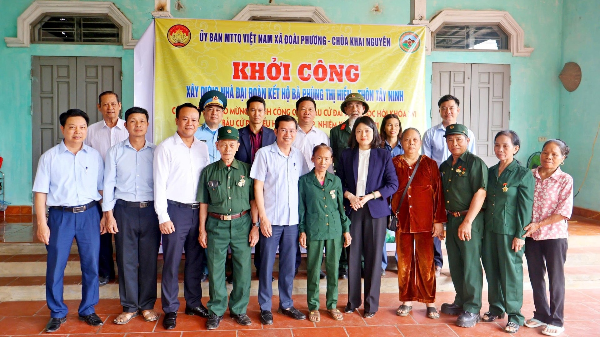 Xã Đoài Phương: Thêm một nhà đại đoàn kết - thêm một mái ấm, một niềm tin