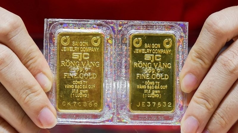 Giá vàng giảm mạnh xuống 169 triệu đồng/lượng