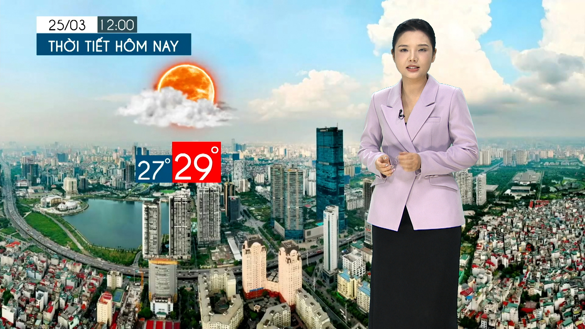 Dự báo thời tiết tối | 25/03/2026