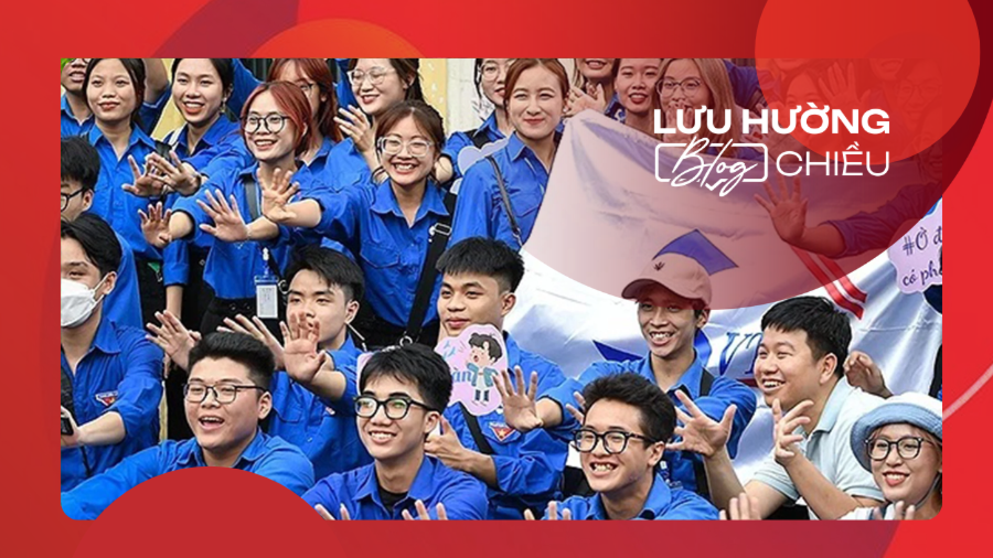 Màu áo xanh tháng Ba