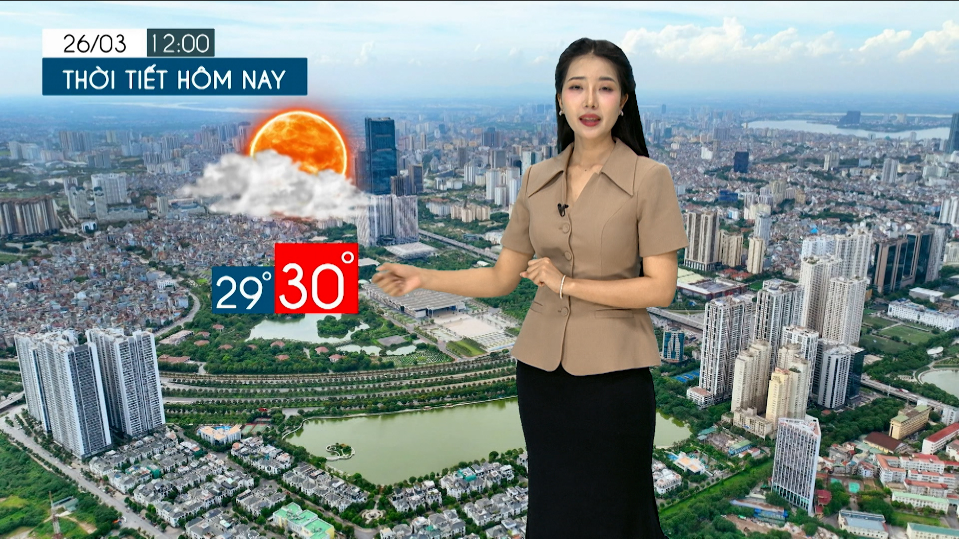 Dự báo thời tiết tối | 26/03/2026