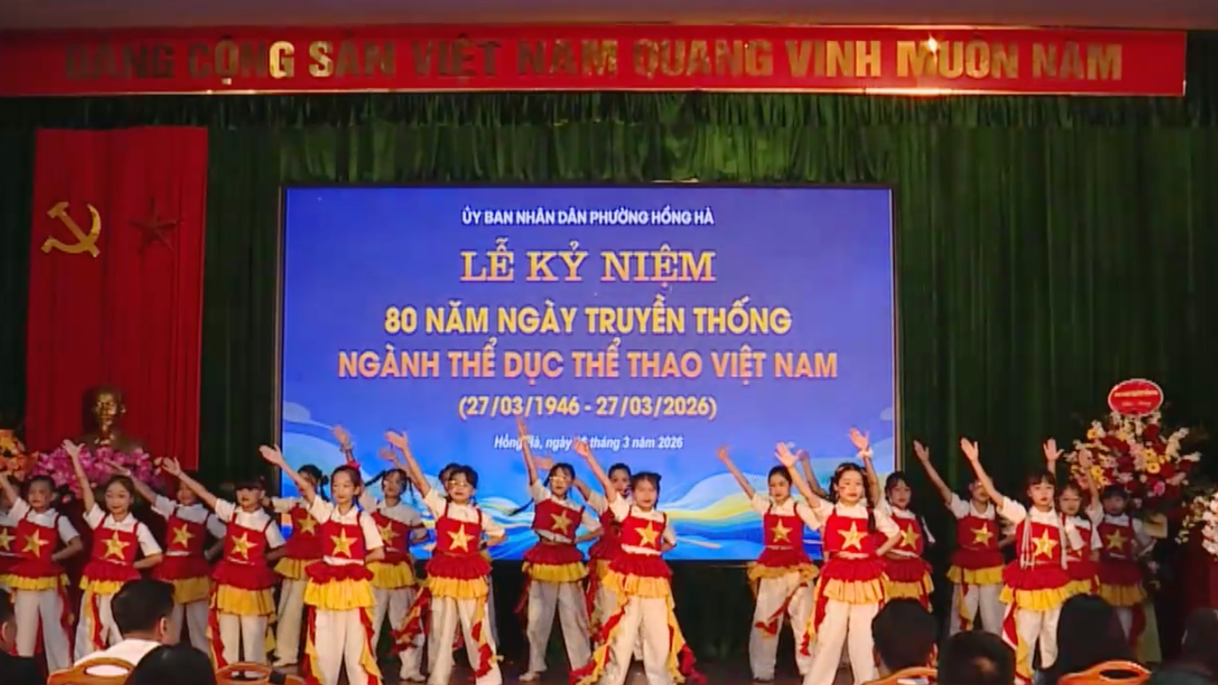 Đẩy mạnh phong trào thể dục thể thao tại phường Hồng Hà