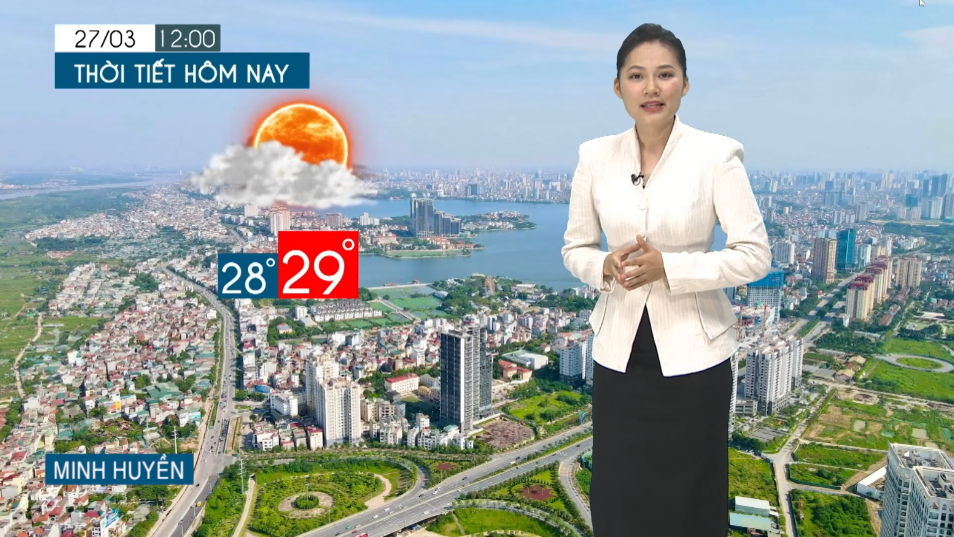 Dự báo thời tiết tối | 27/03/2026