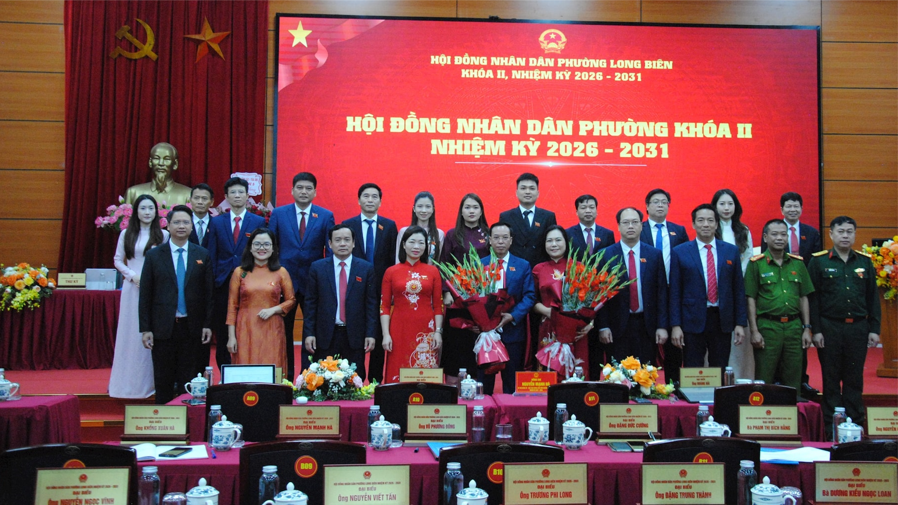 Phường Long Biên bầu các chức danh lãnh đạo HĐND, UBND