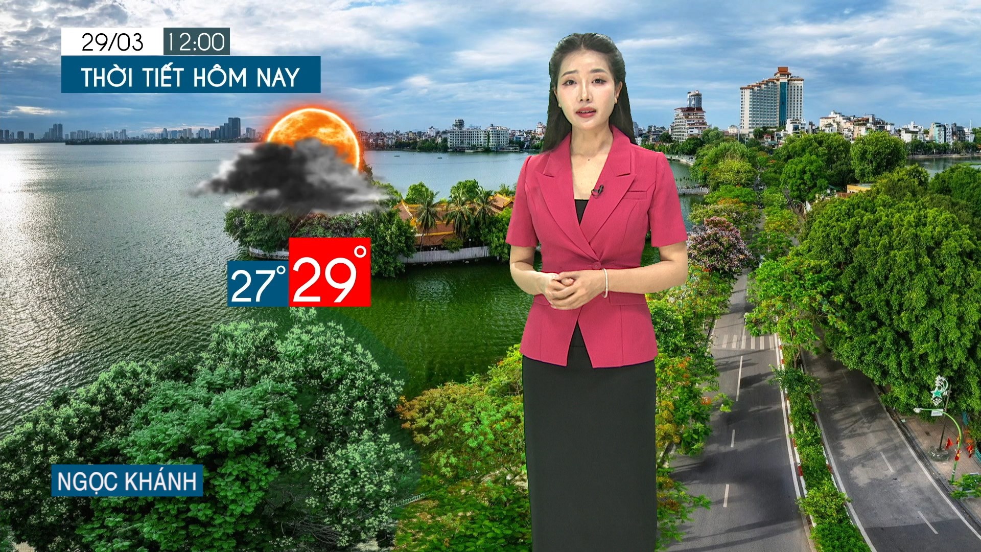 Dự báo thời tiết tối | 29/03/2026