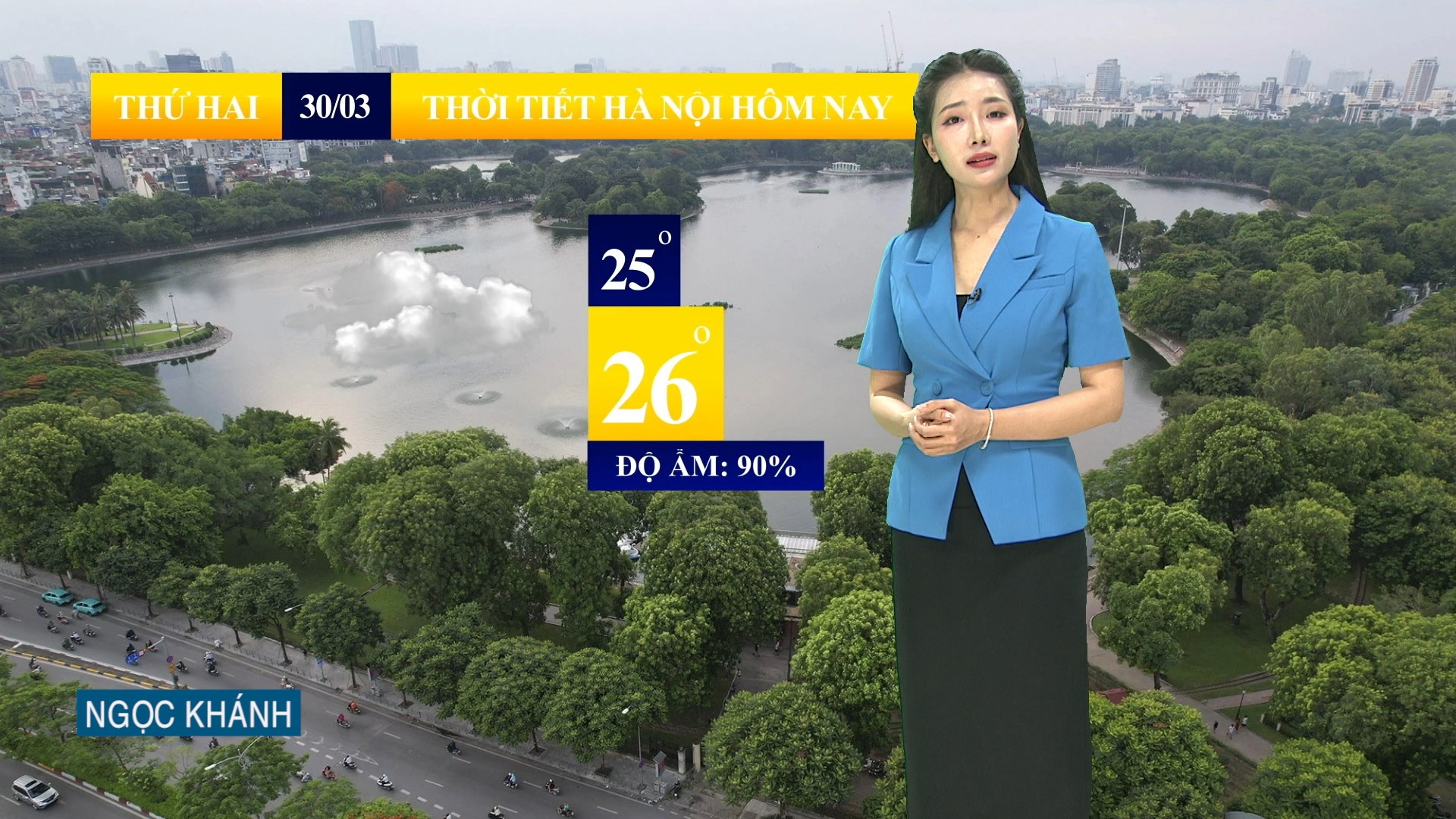 Dự báo thời tiết sáng | 30/03/2026