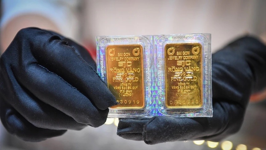 Giá vàng giảm 1,4 triệu đồng/lượng