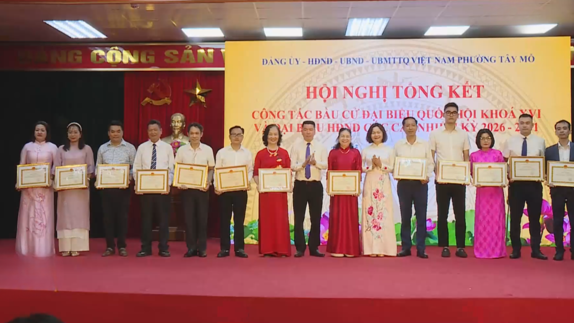 Phường Tây Mỗ tổng kết công tác bầu cử