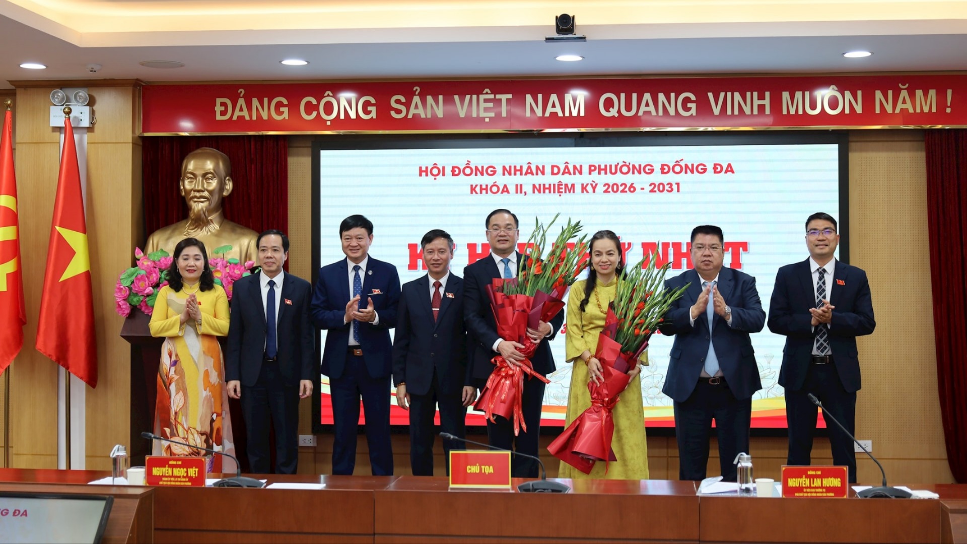 Phường Đống Đa kiện toàn bộ máy chính quyền nhiệm kỳ 2026-2031