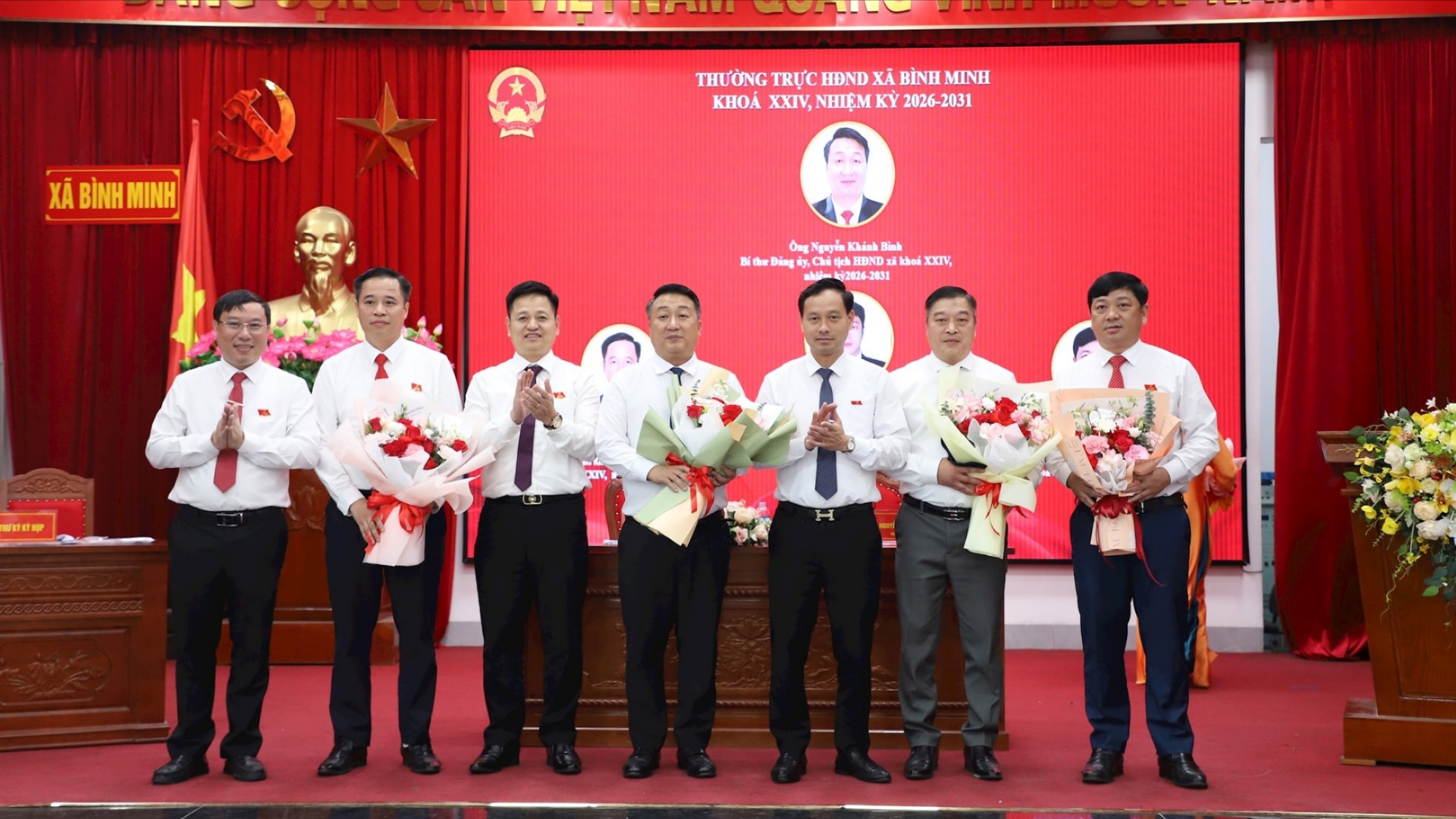 Bình Minh kiện toàn nhân sự chủ chốt nhiệm kỳ mới