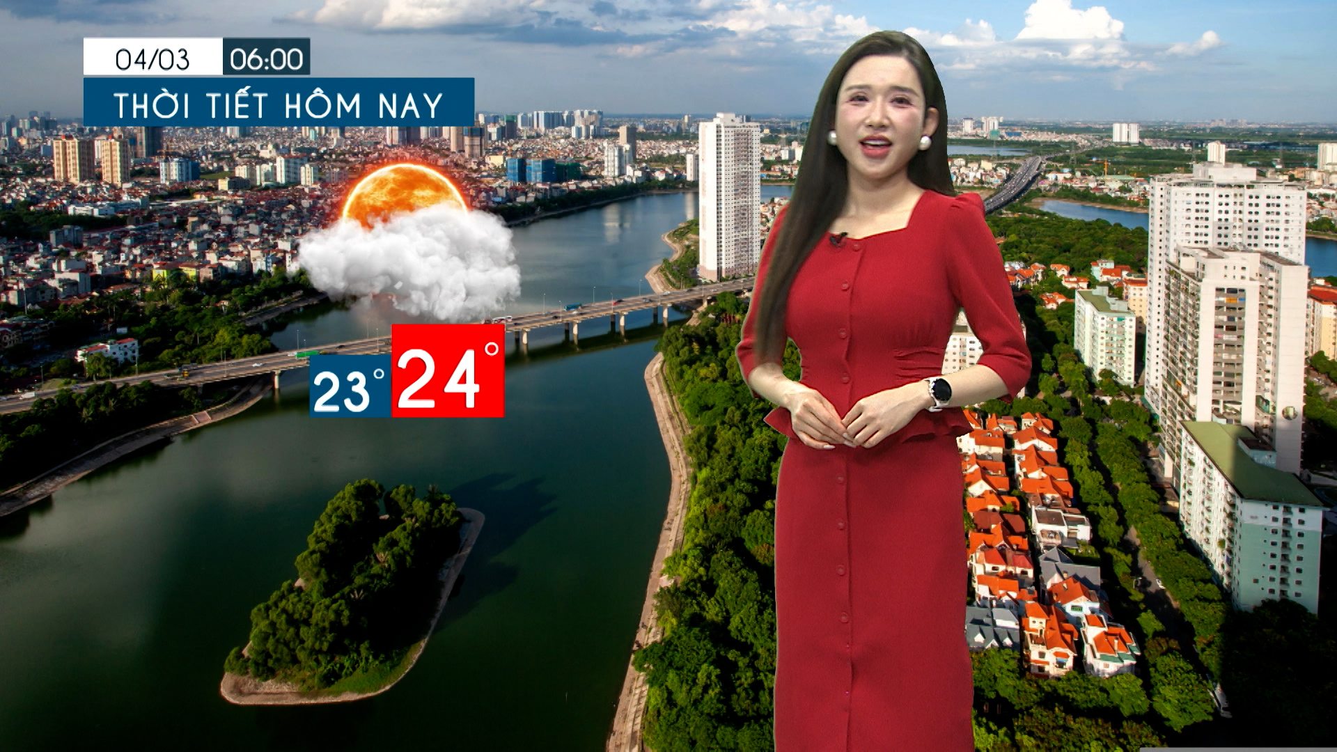 Dự báo thời tiết tối | 04/3/2026