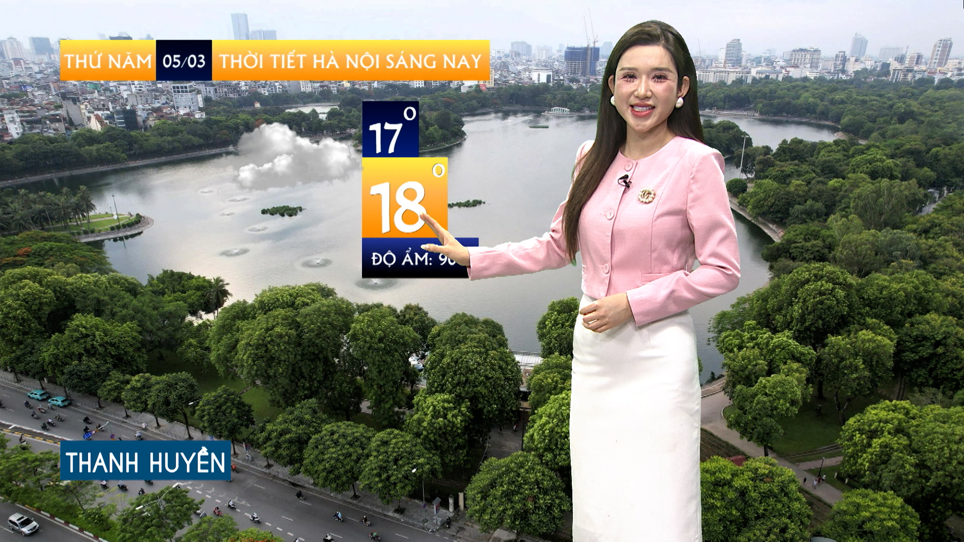 Dự báo thời tiết sáng | 05/3/2026