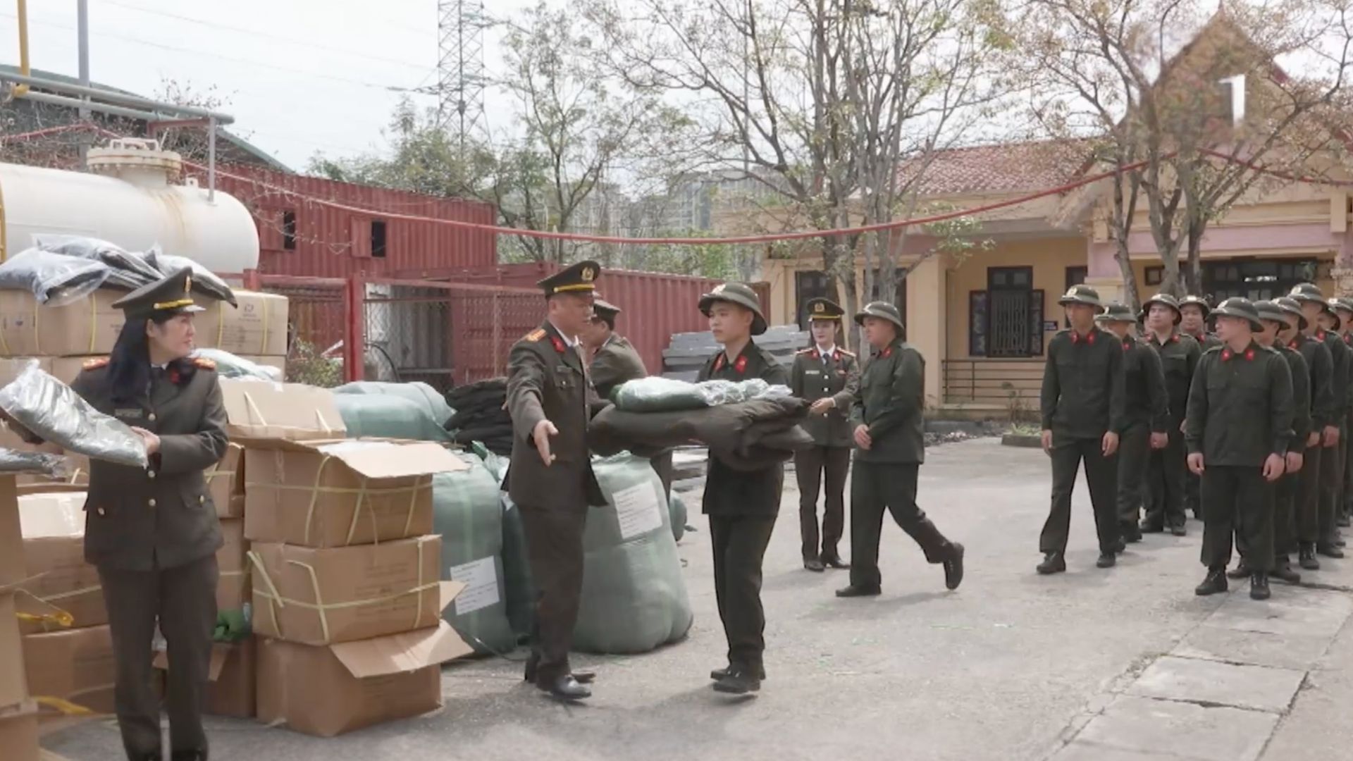 Công an Thành phố đảm bảo cơ sở vật chất đón chiến sĩ tân binh