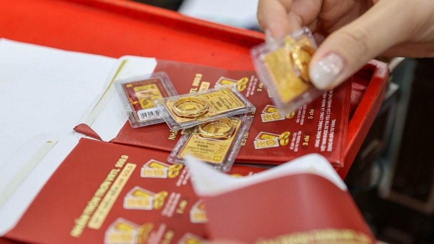 Giá vàng trong nước đồng loạt giảm