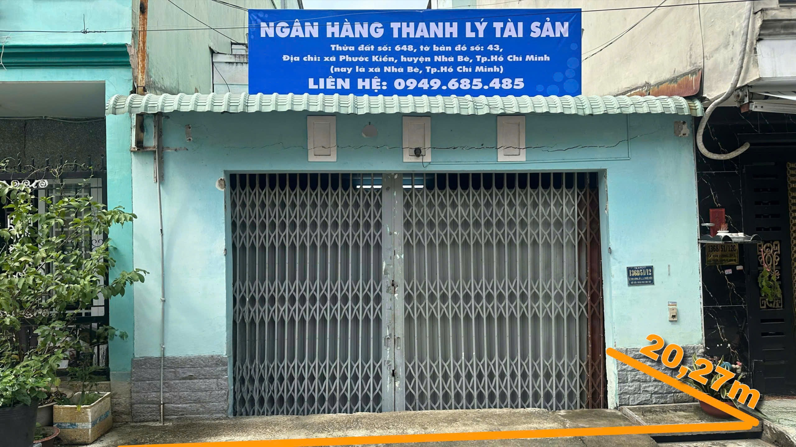 Đấu giá quyền sử dụng đất tại Nhà Bè, giá khởi điểm hơn 4,7 tỷ đồng