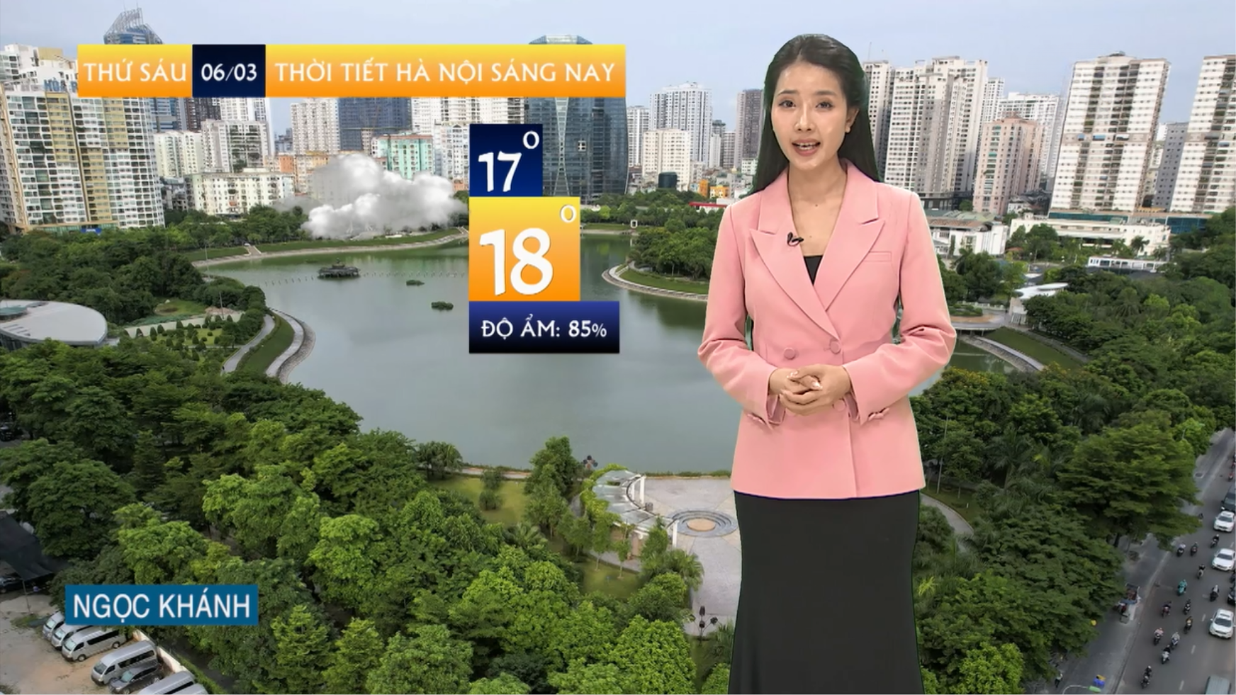 Dự báo thời tiết sáng | 06/3/2026