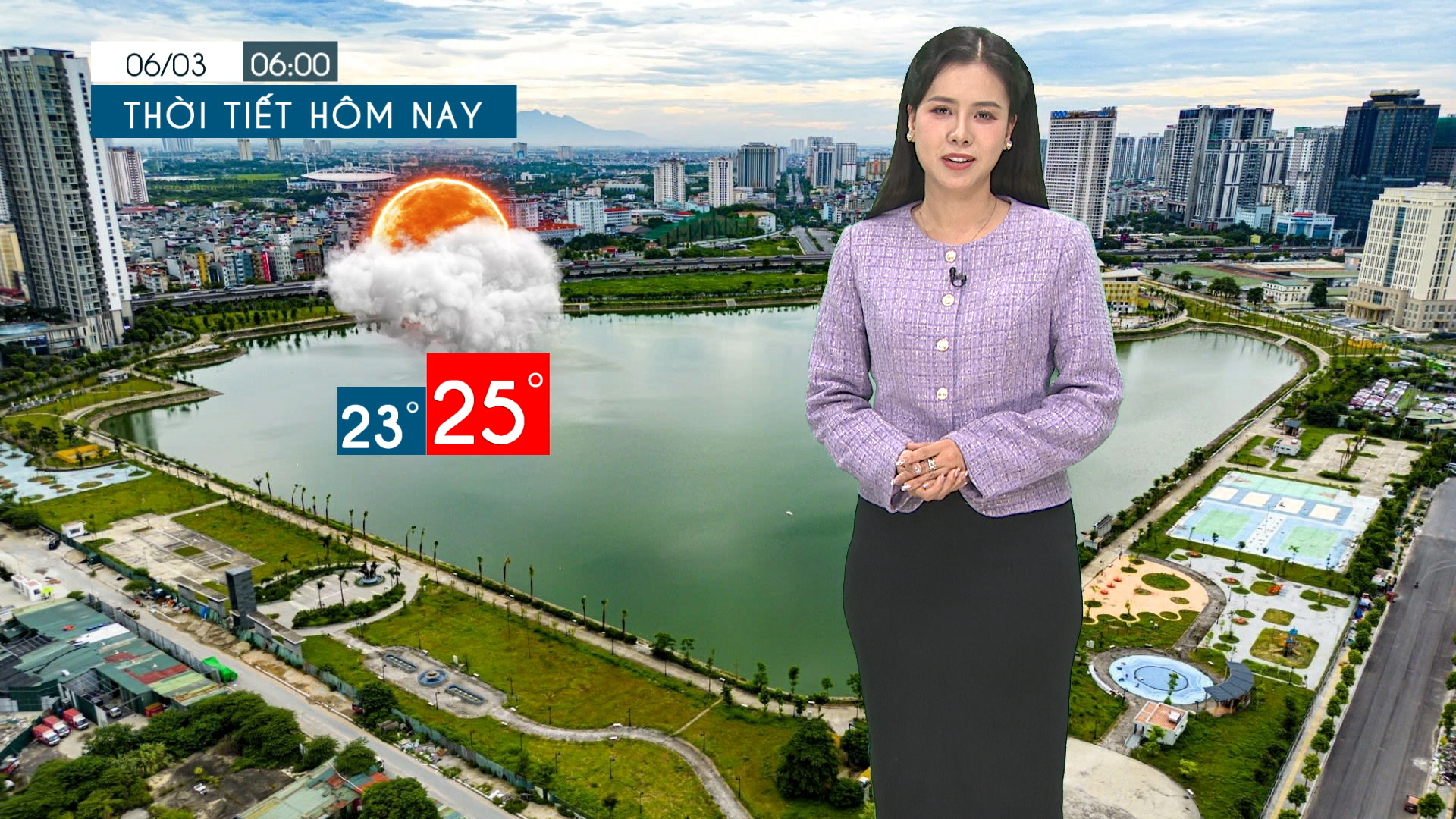 Dự báo thời tiết tối | 06/3/2026