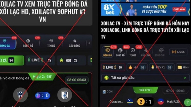 Thủ đoạn của đường dây web lậu 'Xôi Lạc TV'