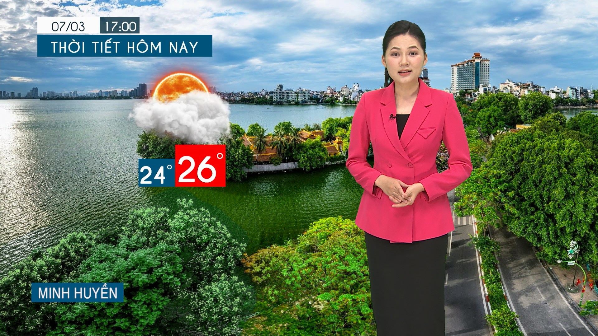 Dự báo thời tiết tối | 07/03/2026