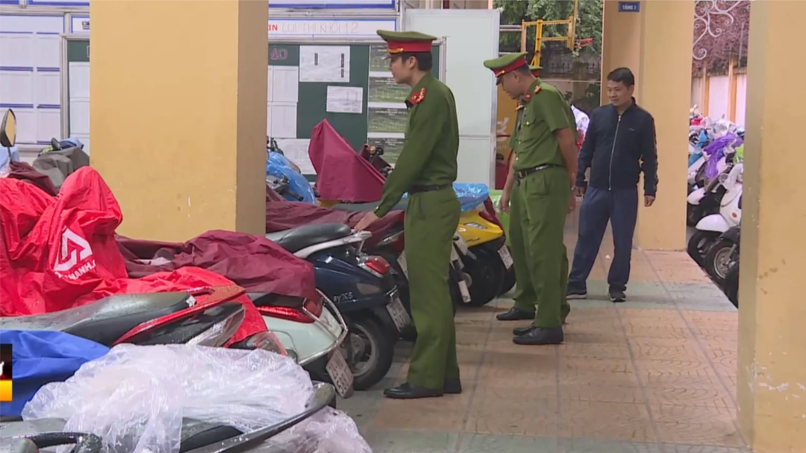 Kiểm tra bãi xe trường học sau Tết bảo đảm an toàn