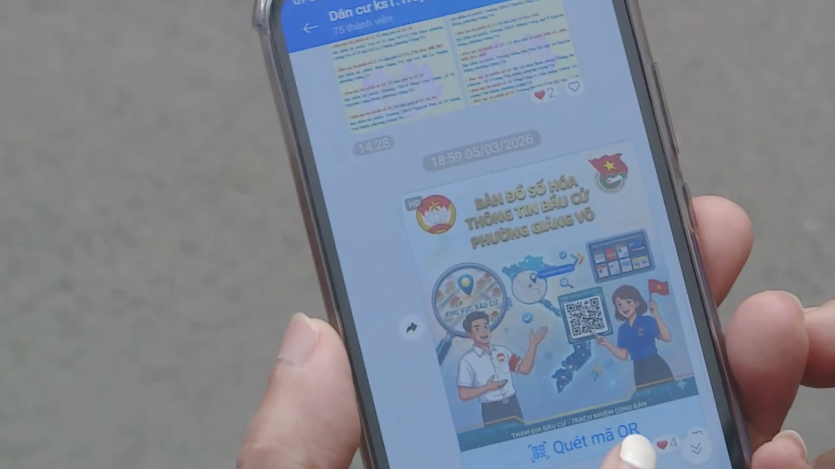 Ứng dụng công nghệ để đưa thông tin đến cử tri