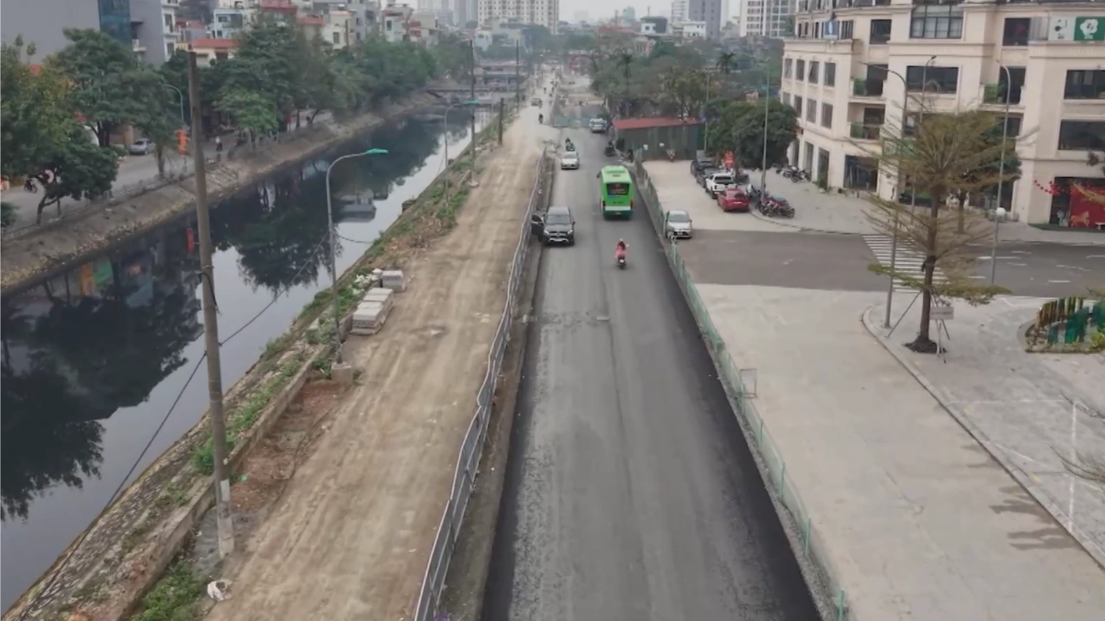 Cuối tháng 4 hoàn thành cải tạo đường Nguyễn Cảnh Dị