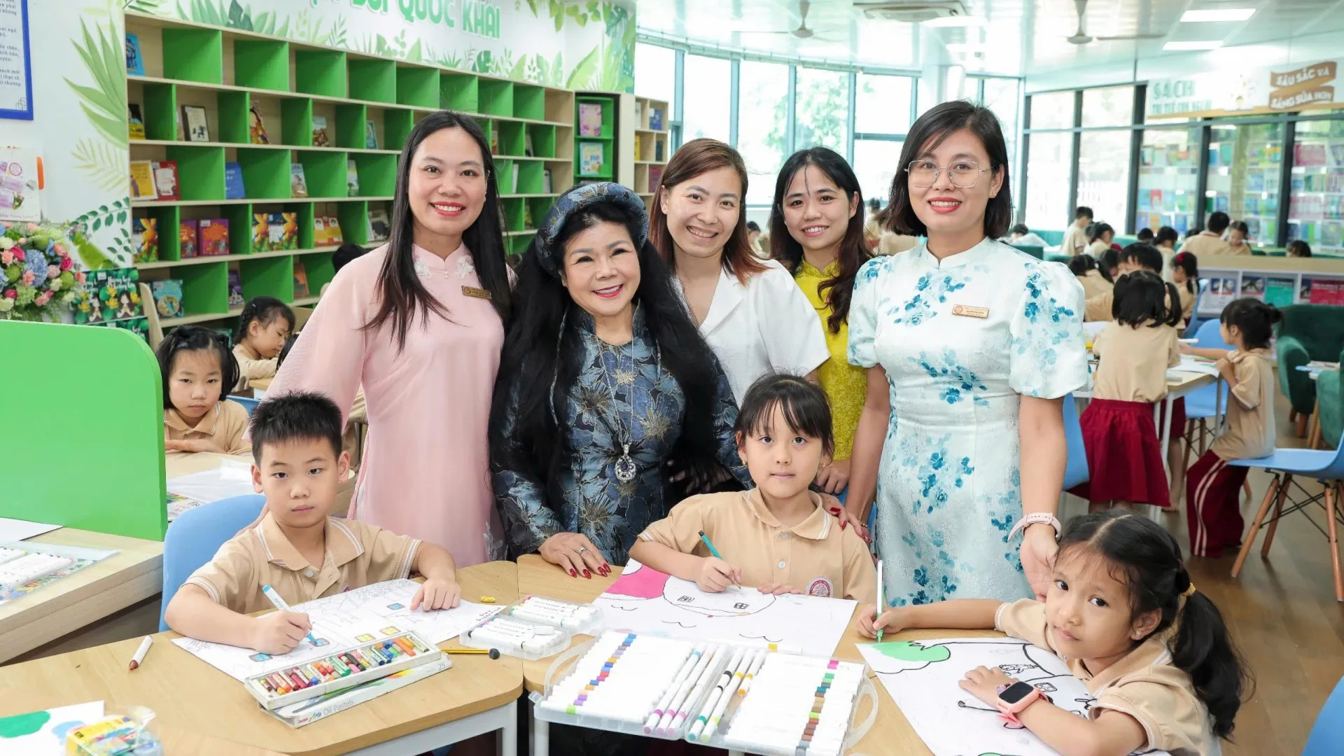 Nuôi dưỡng tình yêu hội họa với học sinh