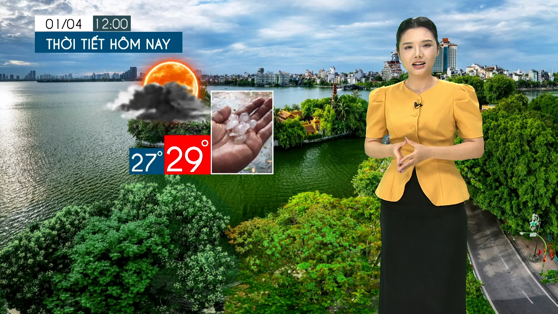 Dự báo thời tiết tối | 01/04/2026