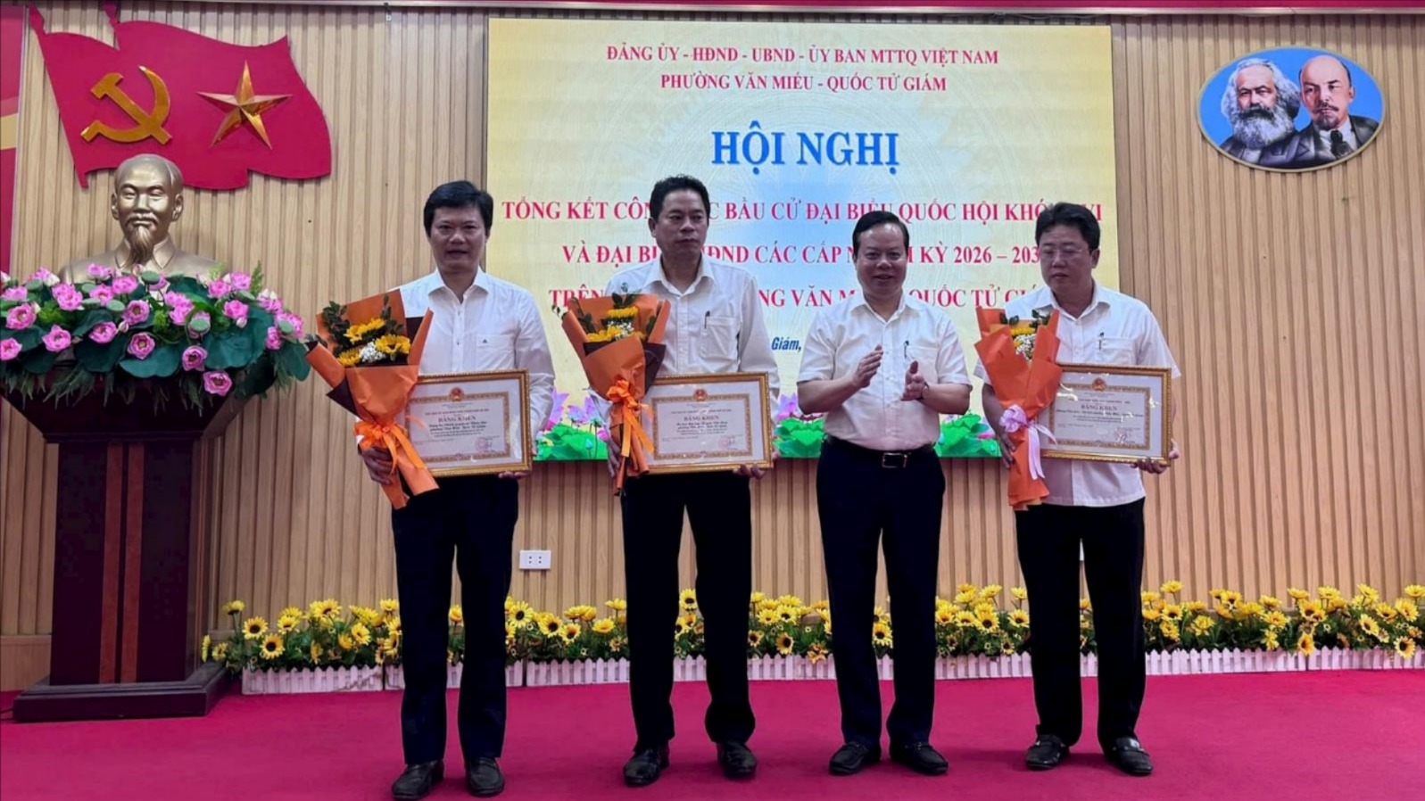 Phường Văn Miếu - Quốc Tử Giám tổng kết công tác bầu cử