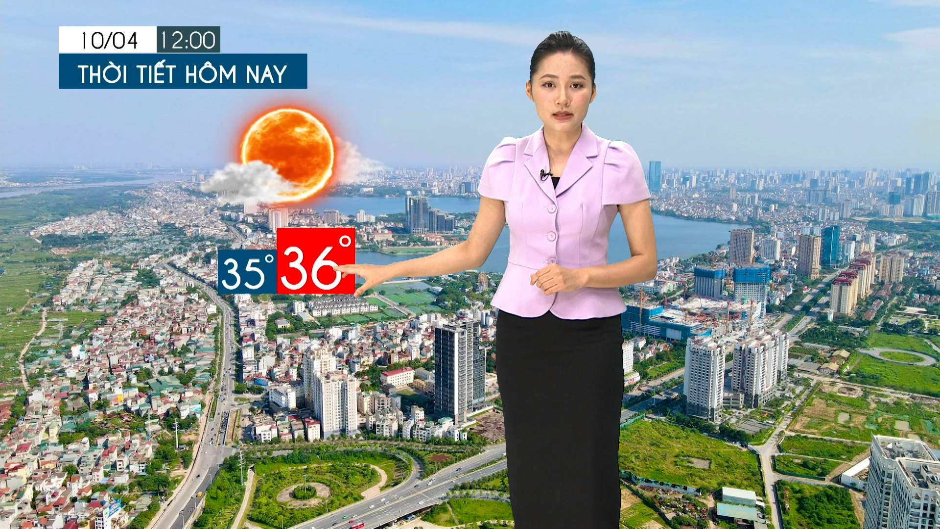 Dự báo thời tiết tối | 10/04/2026