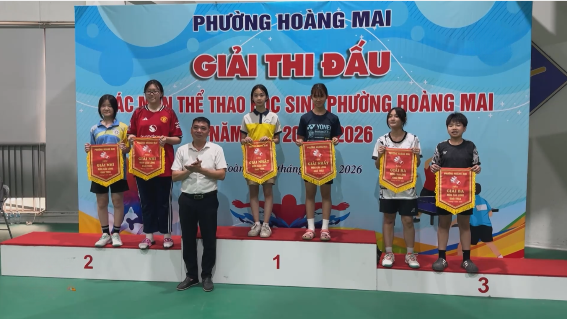 Giải thể thao dành cho học sinh tiểu học và THCS Hoàng Mai