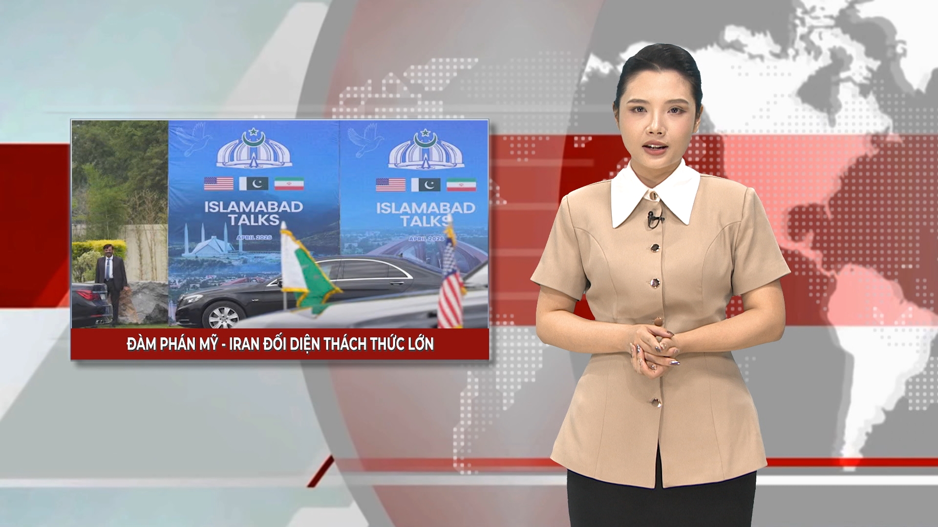 Đàm phán Mỹ - Iran đối diện thách thức lớn | Nhìn ra thế giới | 11/04/2026