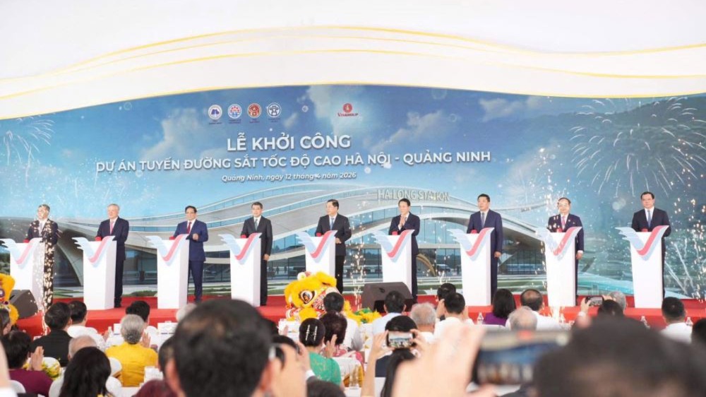 Khởi công tuyến đường sắt tốc độ cao Hà Nội - Quảng Ninh