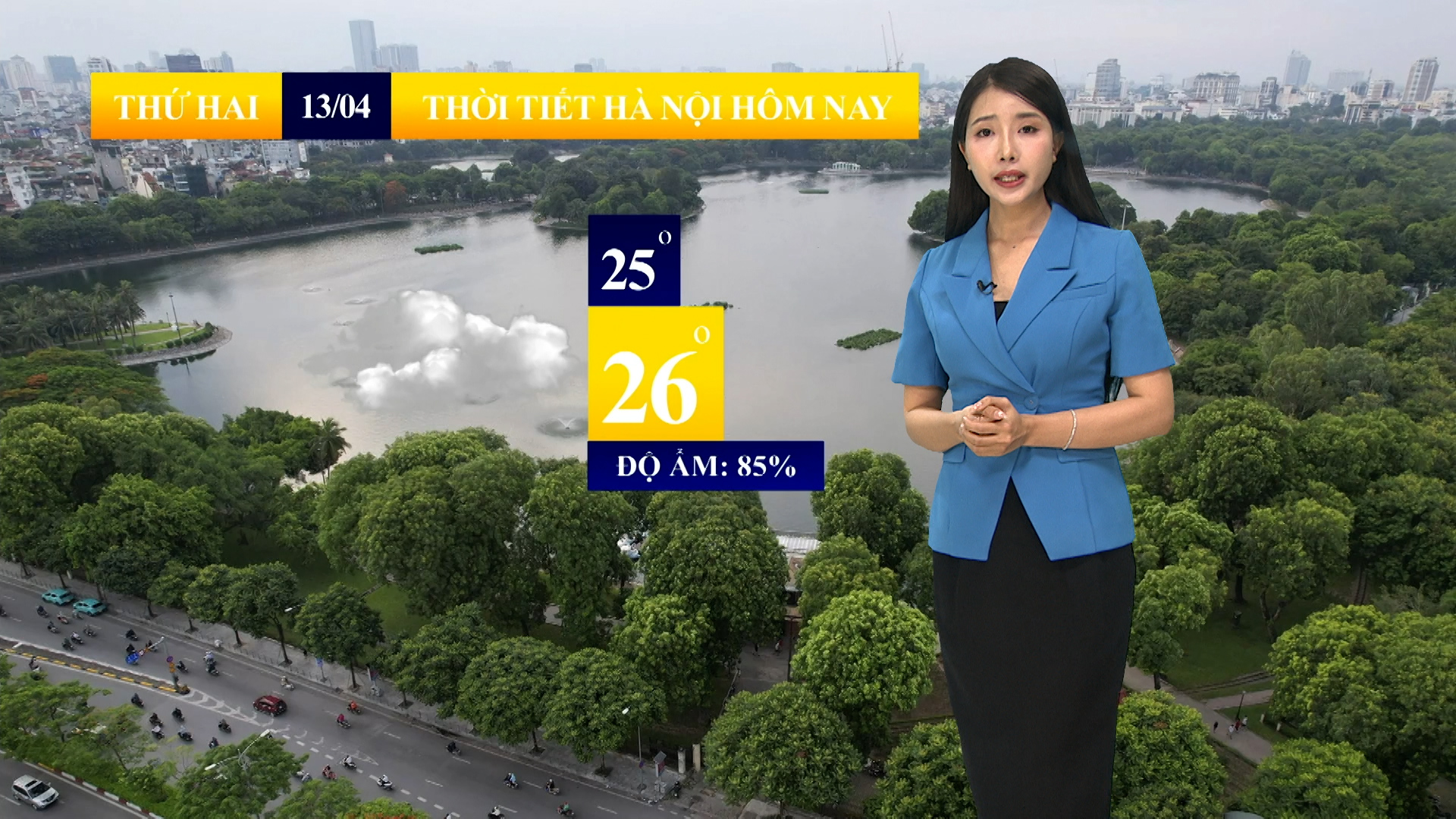 Dự báo thời tiết sáng | 13/04/2026