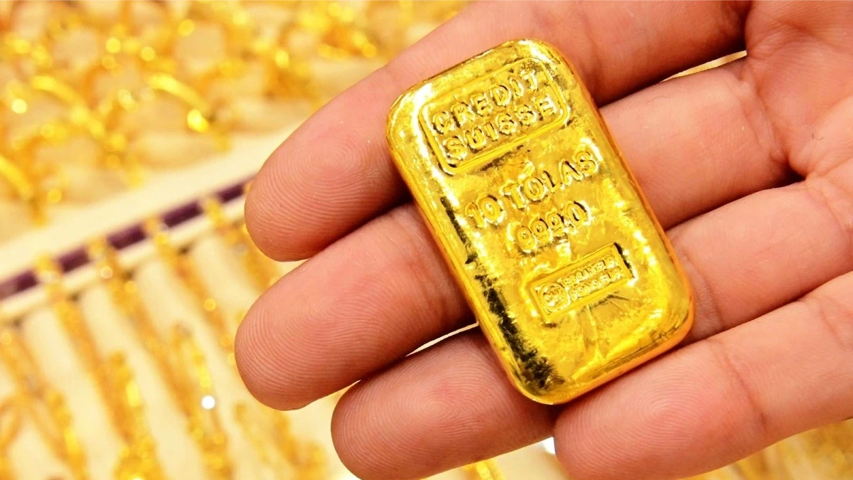 Giá vàng 13/4: Vàng miếng giảm 2,1 triệu đồng/lượng so với một tuần trước