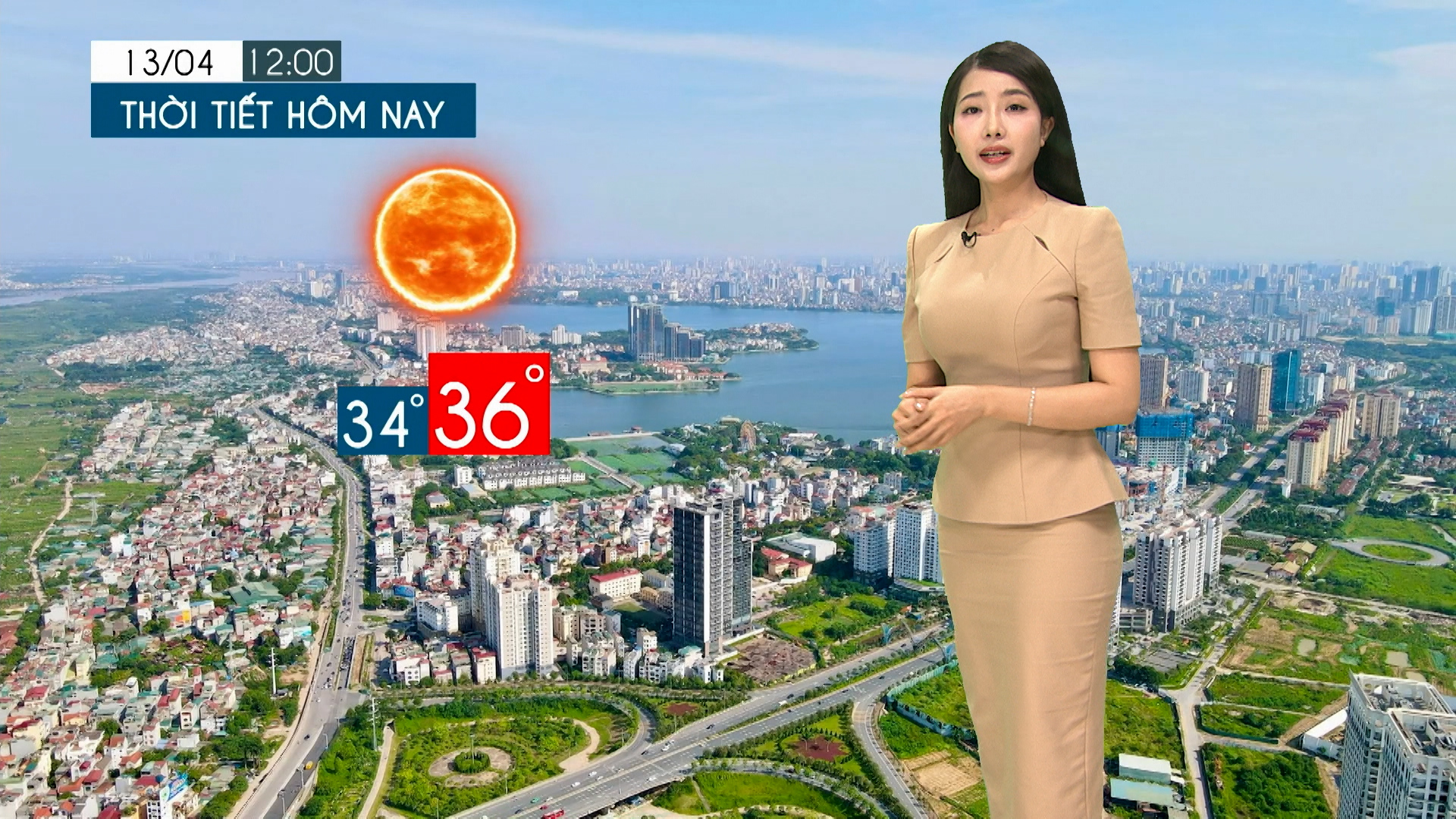 Dự báo thời tiết tối | 13/04/2026