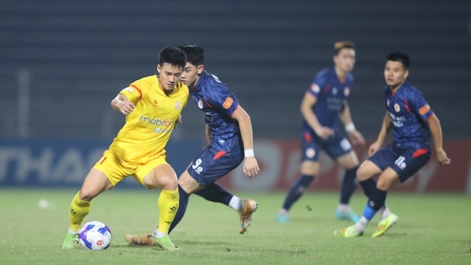 CLB Công an Hà Nội bị ngắt chuỗi thắng tại V-League